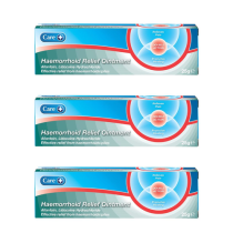 Care Haemorrhoid Relief Ointment 25g - Pack of 3