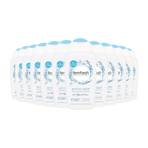 Femfresh Active Wash Shower Gel - 250ML - Pack of 12