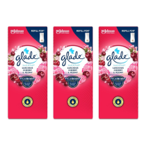 Glade Touch n Fresh Refill Air Freshener Peony & Cherry 10ml - Pack of 3