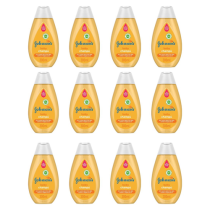 Johnson's No Tears Baby Shampoo For Kids 300ml bottle on a bathroom shelf

