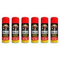 Strong As An Ox Spray Adhesive Extra Strong for Multipurpose 500ml - Pack of 6