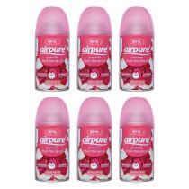 Airpure Automatic Air Freshener Refill True Romance 250ml - Pack of 6