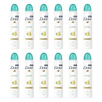 Dove Go Pear and Aloe Vera Scent Deodorant Spray 250ml - Pack of 12