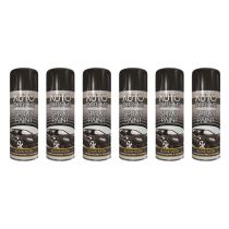 Auto Extreme All Purpose Professional Spray Paint Black Satin 400ml - Pack of 6