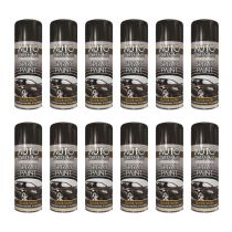 Auto Extreme All Purpose Professional Spray Paint Black Satin 400ml - Pack of 12