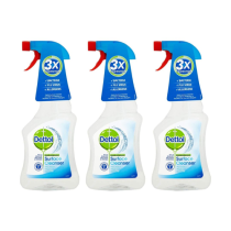 Dettol Antibacterial Surface Cleanser Spray 500ml - Pack of 3