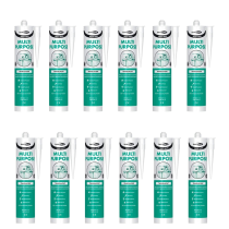 Bond It Multi-Mate Multipurpose Sealant Translucent 310ml - Pack of 12