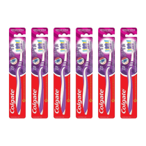 Colgate Zig Zag Plus Medium Toothbrush - Pack of 6