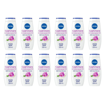 Nivea Cashmere & Cotton Seed Oil Shower Gel 250ml - Pack of 12