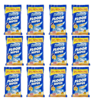 Duzzit Quick Cleaning Floor Wipes 24 Wipes - Pack of 12