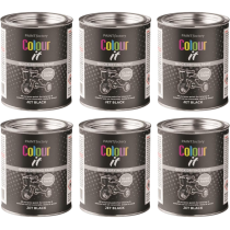 Paint Factory Colour IT Gloss Jet Black 300 ML - Pack of 6