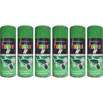 Paint Factory Colour IT Gloss Spray Paint Grass Green 400 ML - Pack of 6