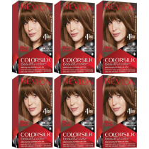Revlon Colorsilk Beautiful Color Medium Golden Brown 43 - Pack of 6