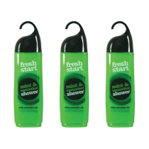 Fresh Start Mint & Cucumber Shower Gel 400ml - Pack of 3