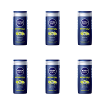 Nivea For Men Energy Shower Gel 250ml - Pack of 6