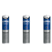 Bond It Premiere AS900 Flexible Acoustic White Sealant & Drywall Adhesive 900ml - Pack of 3