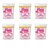 Stardrops The Pink Stuff Miracle Laundry Oxi Powder Stain Remover Whites 1kg - Pack of 6