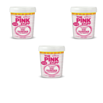 Stardrops The Pink Stuff Miracle Laundry Oxi Powder Stain Remover Whites 1kg - Pack of 3