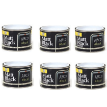 151 Coatings High Performance Matt Black Paint 180ML - Pack of 6