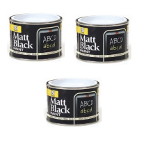 151 Coatings High Performance Matt Black Paint 180ML - Pack of 3