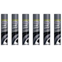 Car-Pride Tyre Shine Spray Long-Lasting Formula 300ml - Pack of 6