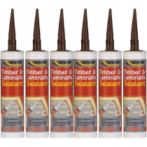 Everbuild Timber & Laminate Sealant Oak 300ml - Pack of 6