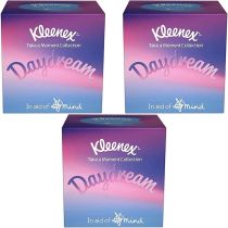 Kleenex Take a Moment Collection Cube Tissues - Pack of 3