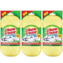 Elbow Grease Scrubbing Pad Non Scratch Dual Sided - Pack of 3