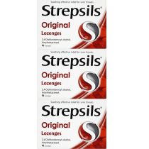 Strepsils Original Lozenges for sore throat - Pack of 3