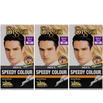Bigen Men's Speedy Hair Colour Natural Black 101, 1 Pack - Pack of 3