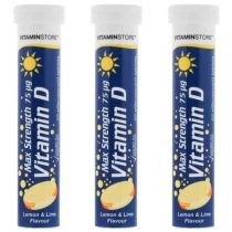 Vitamin Store Effervescent Vitamin D - Pack of 3
