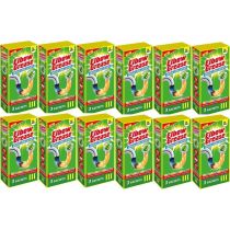 Elbow Grease Drain Unblocker Sachets 3 x 25g pack on a bathroom shelf
