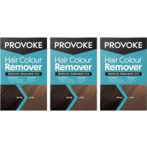 Provoke Permanent Hair Colour Remover - Pack of 3
