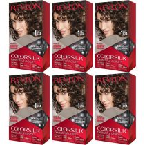 Revlon Colorsilk Hair Dye Permanent Dark Brown 30 - Pack of 6