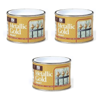 151 Coatings Premium Shine Metallic Gold Paint 180ML - Pack of 3