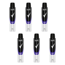 Sure Men Active Dry Antiperspirant Deodorant 200ml - Pack of 6