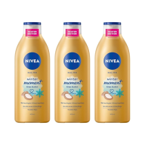 NIVEA Winter Moments Shea Butter Body Lotion 400 ML - Pack of 3