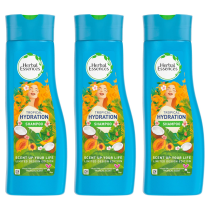 Herbal Essences Tropical Hydration Shampoo for Dry & Damaged Hair 400ml - Pack of 3