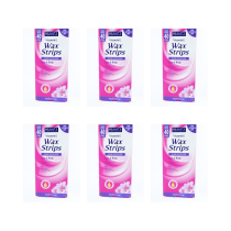 BEAUTY FORMULAS VITAMIN E WAX STRIPS LEGS & BODY - Pack of 6