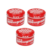 DAX WAX Wave and Groom Hair Dress for Maximum Hold 3.5 oz - Pack of 3