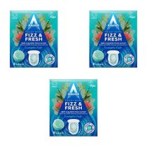 Astonish Fizz & Fresh Toilet Bowl Tablets Eucalyptus Fresh 8 Tablets - Pack of 3