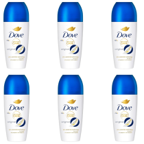 Dove Advanced Care Original Anti-Perspirant Roll-On Deodorant 50ml - Pack of 6