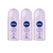 NIVEA Anti-Perspirant Deodorant Double Effect for Women – 50ml - Pack of 3