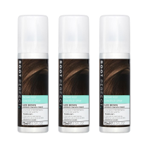 Root Perfect Dark Brown Hair Concealer Spray 75ml - Pack of 3