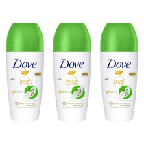 Dove Advanced Care Cucumber Scent Roll-On Deodorant 50ml - Pack of 3