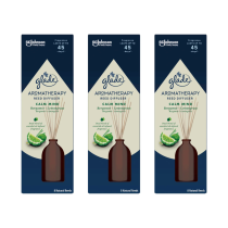 Glade Calm Mind Reed Diffuser Aromatherapy Home Fragrance 80ml - Pack of 3