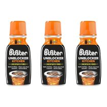 Buster Kitchen Plughole Unblocker 150 G - Pack of 3