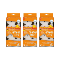 Airpure Scrub-a-Duck Magic Eraser Sponge 4 PK - Pack of 3