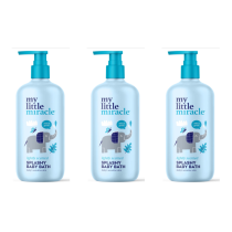 My Little Miracle Lightly Scented Splashy Baby Bath 500ml - Pack of 3