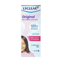 Lyclear Original Head Lice Treatment Lotion with Comb 100ml - Pack of 3